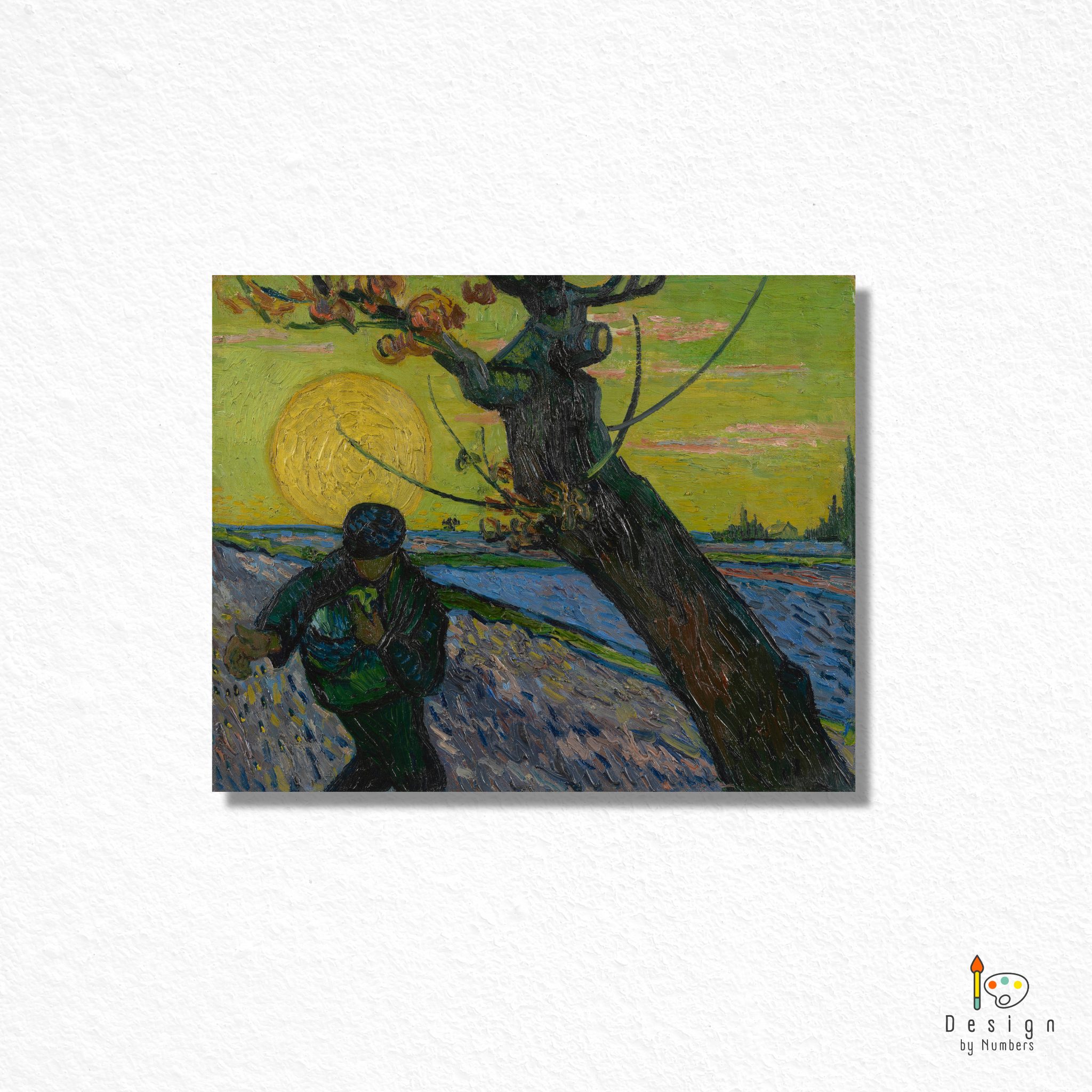 The Sower with the Setting Sun- Vincent van Gogh- Paint by Numbers