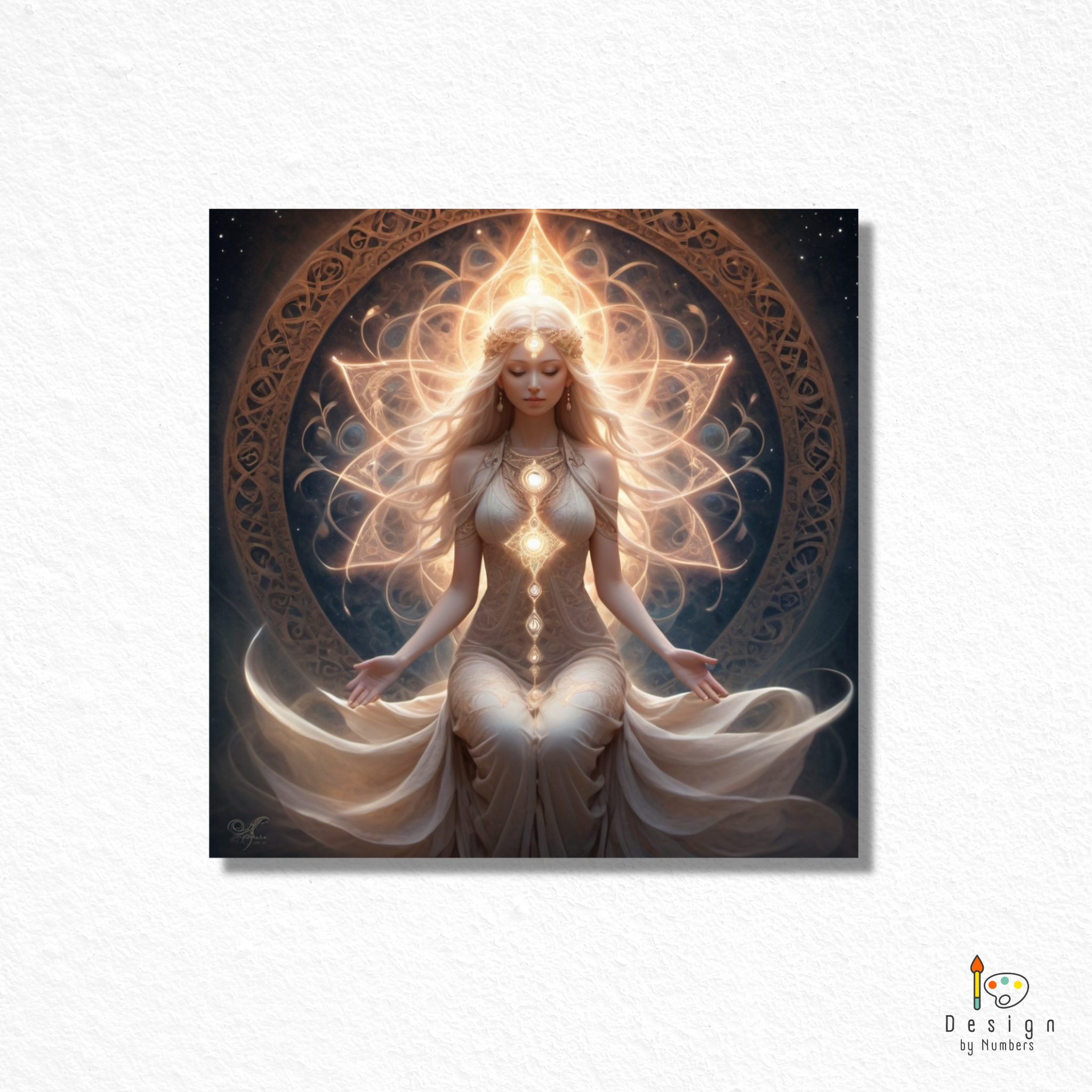 Meditation of Virgo- Paint By Numbers
