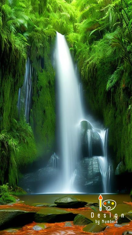 Hidden Oasis - Paint by Numbers