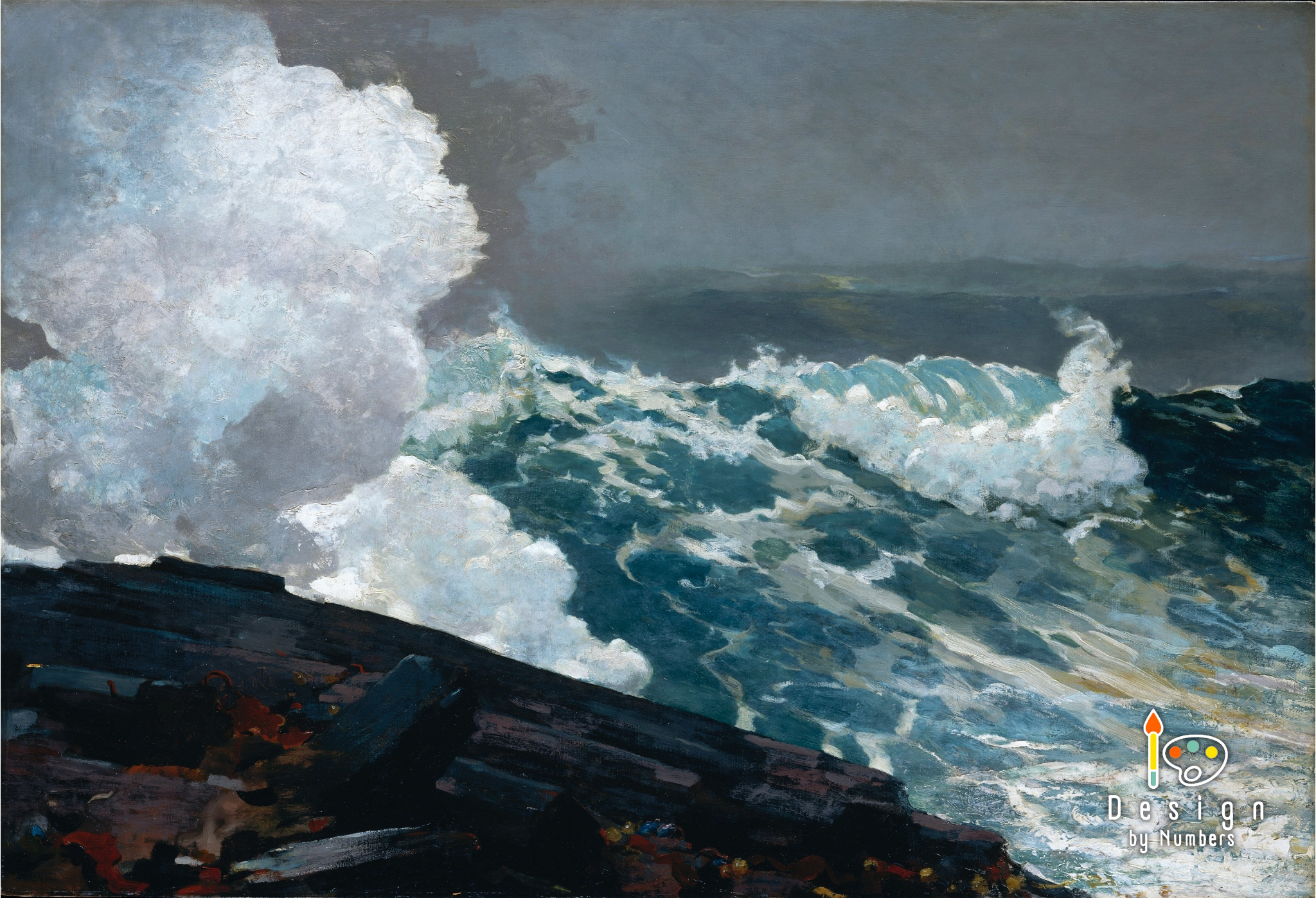 Northeaster- Winslow Homer- Paint by Numbers