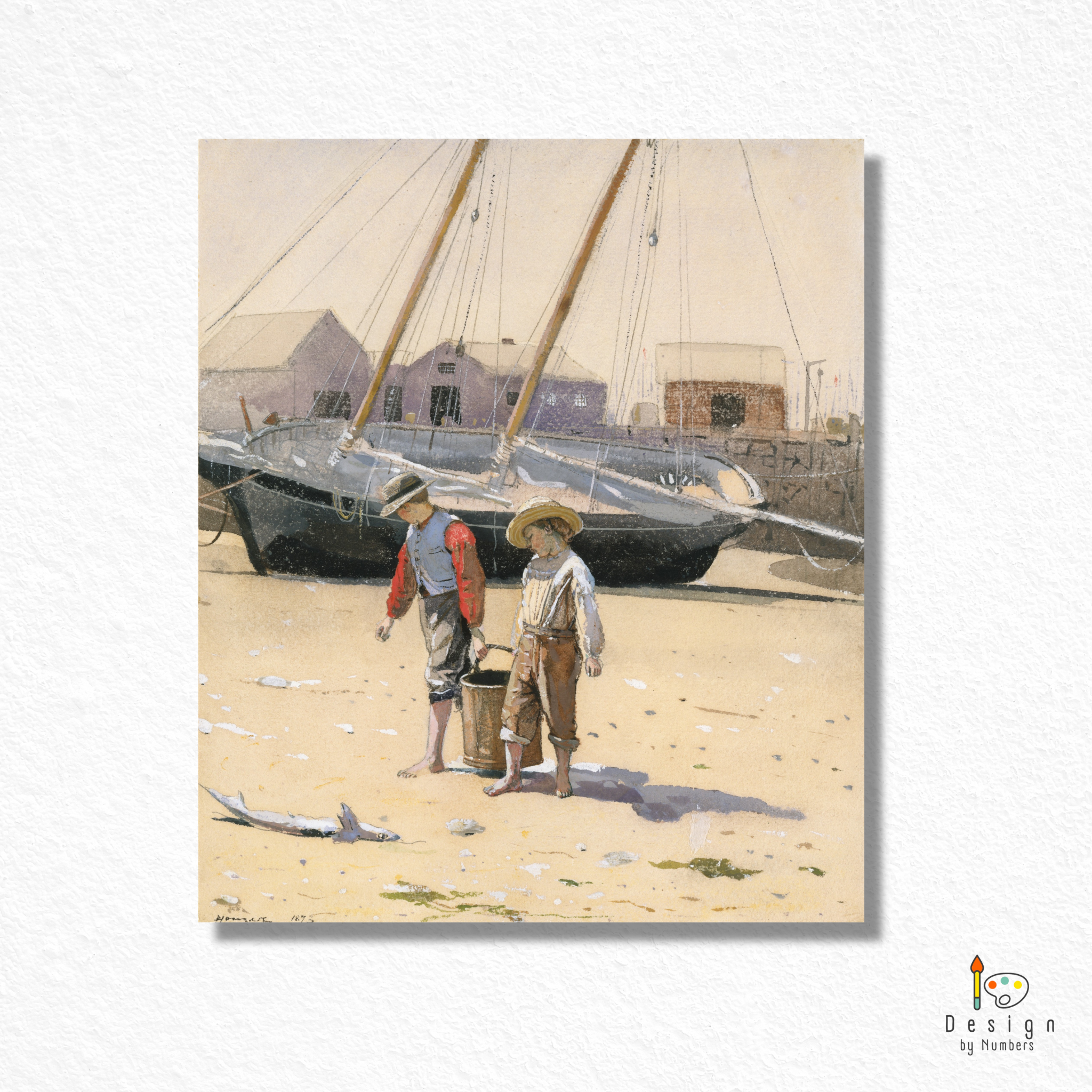 A Basket of Clams - Winslow Homer - Paint by Numbers