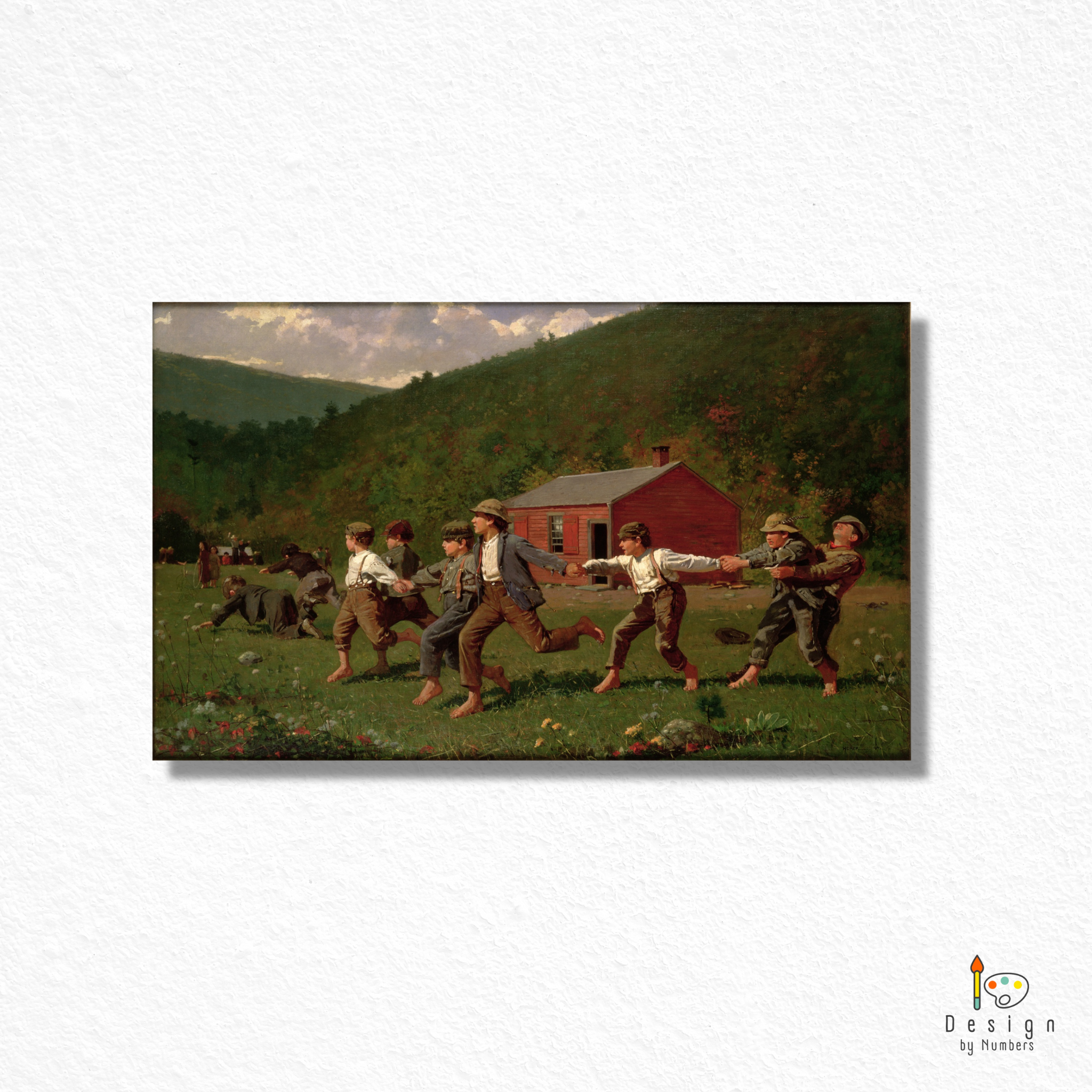 Snap the Whip- Winslow Homer- Paint by Numbers