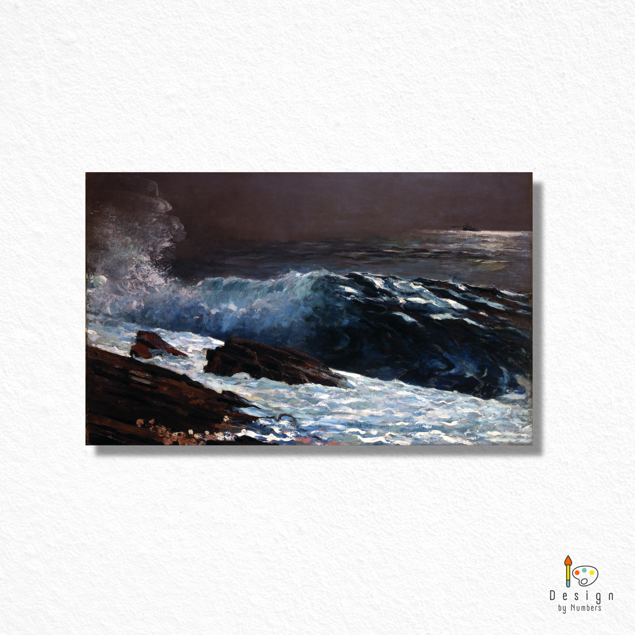 Sunlight on the Coast- Winslow Homer- Paint by Numbers