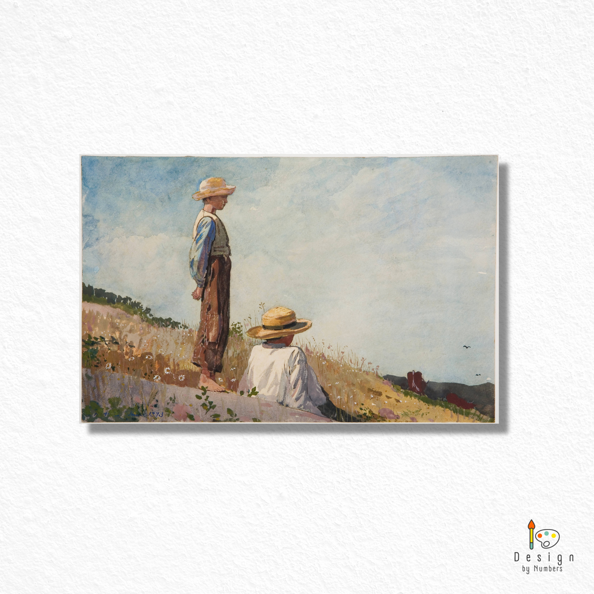 The Blue Boy- Winslow Homer- Paint by Numbers