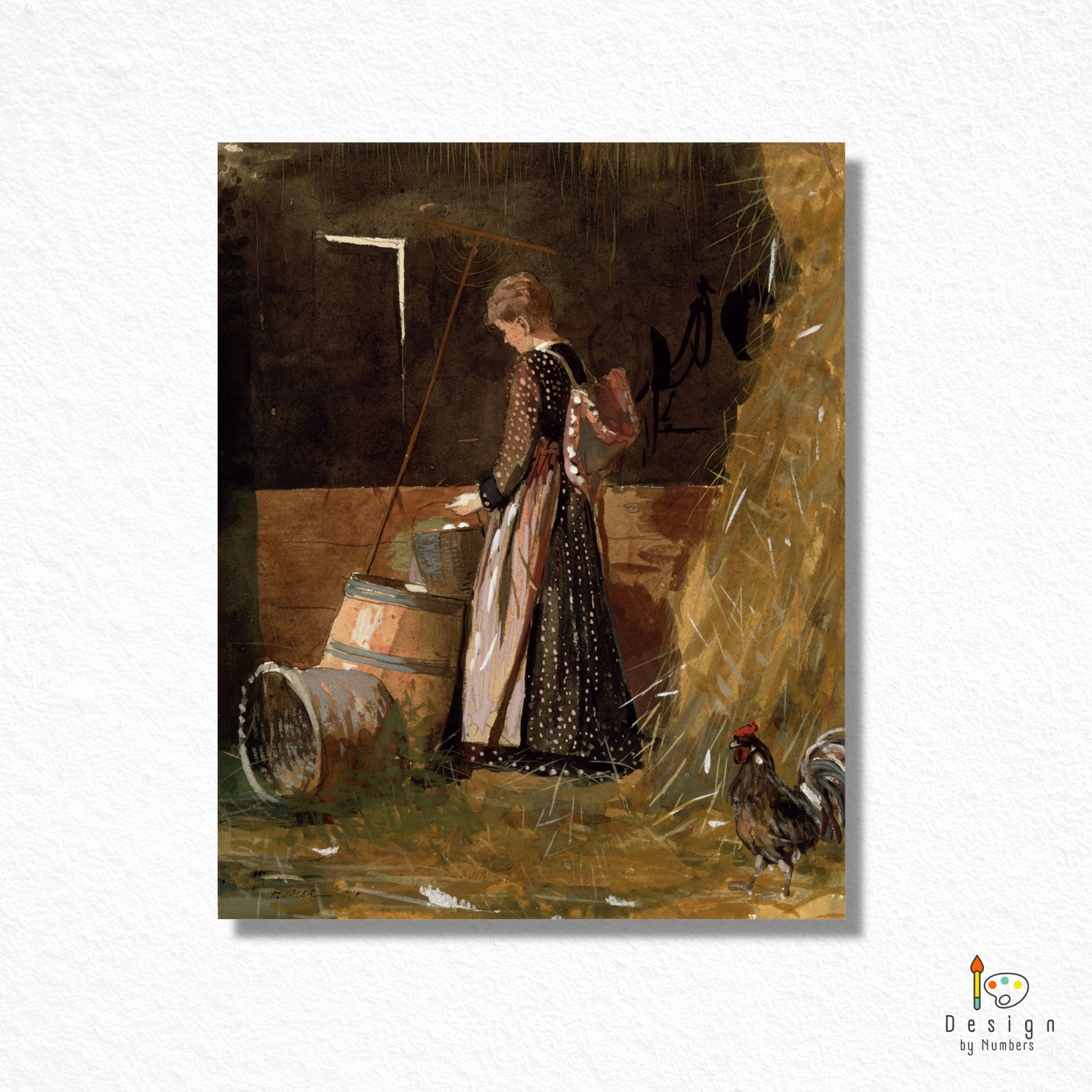 Fresh Eggs - Winslow Homer - Paint by Numbers