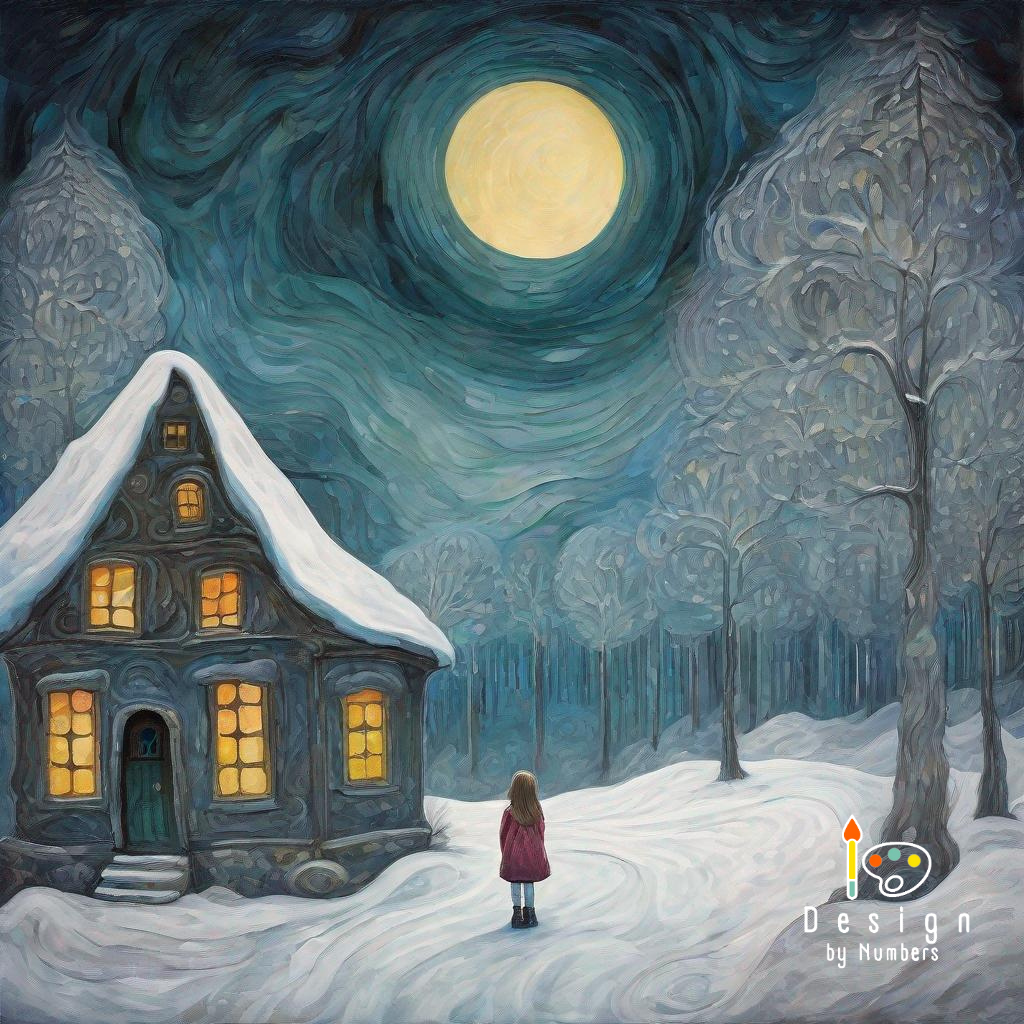 Red's Moonlight Dream- Paint By Numbers